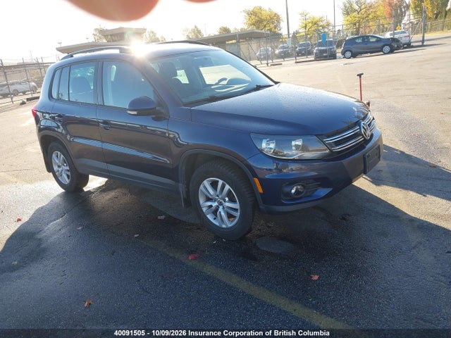 40091505 :رقم المزاد ، WVGJV7AX7FW531076 vin ، 2015 Volkswagen Tiguan Comfortline/highline/special Edition/trendline مزاد بيع