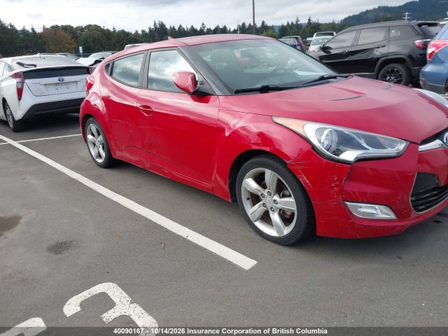 40090167 :رقم المزاد ، KMHTC6ADXD4135425 vin ، 2013 Hyundai Veloster مزاد بيع