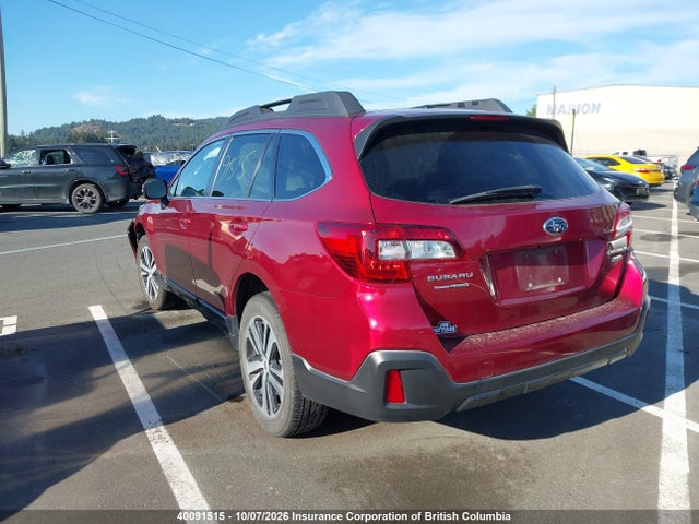 Продаж на аукціоні авто 2018 Subaru Outback 3.6r Limited, vin: 4S4BSFLC3J3339875, номер лоту: 40091515