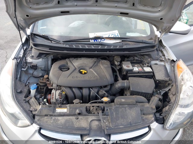 2011 Hyundai Elantra Gls/limited მანქანა იყიდება აუქციონზე, vin: 5NPDH4AE5BH057537, აუქციონის ნომერი: 40091536
