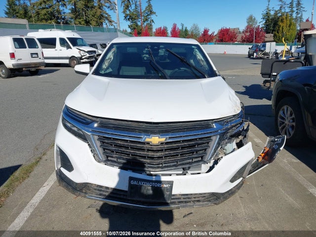 2022 Chevrolet Equinox Lt მანქანა იყიდება აუქციონზე, vin: 2GNAXUEV0N6109155, აუქციონის ნომერი: 40091555