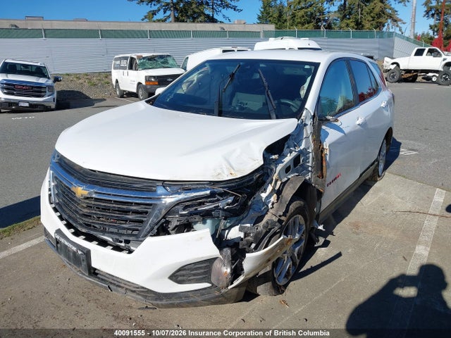 2022 Chevrolet Equinox Lt მანქანა იყიდება აუქციონზე, vin: 2GNAXUEV0N6109155, აუქციონის ნომერი: 40091555