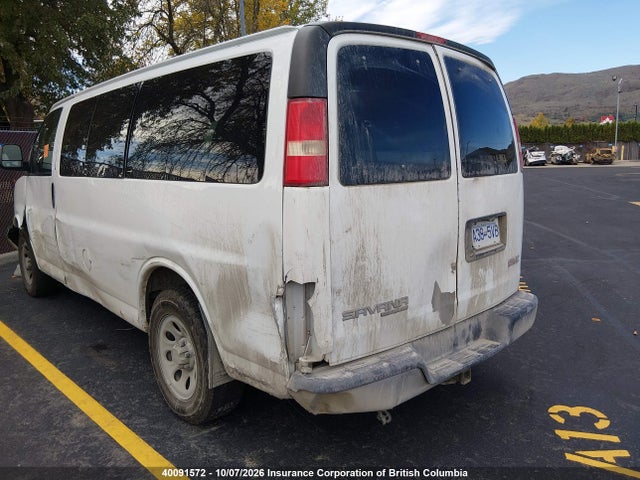 2009 Gmc Savana 1500 Sl/sle მანქანა იყიდება აუქციონზე, vin: 1GKFH154891150647, აუქციონის ნომერი: 40091572