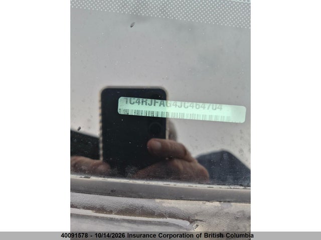 40091578 :رقم المزاد ، 1C4RJFAG4JC464704 vin ، 2018 Jeep Grand Cherokee Laredo مزاد بيع