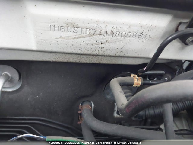 2010 Honda Accord Ex მანქანა იყიდება აუქციონზე, vin: 1HGCS1B71AA800861, აუქციონის ნომერი: 40089934
