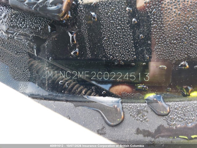 2012 Mazda Mx-5 Miata მანქანა იყიდება აუქციონზე, vin: JM1NC2MF2C0224513, აუქციონის ნომერი: 40091612