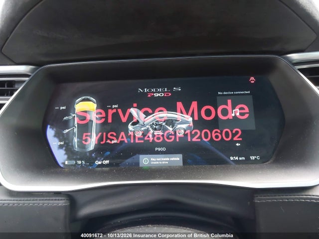 Tesla MODEL S 2016 5YJSA1E48GF120602 Image 7