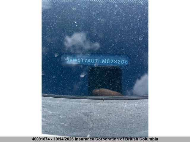 3VW017AU7HM523206 Volkswagen Golf