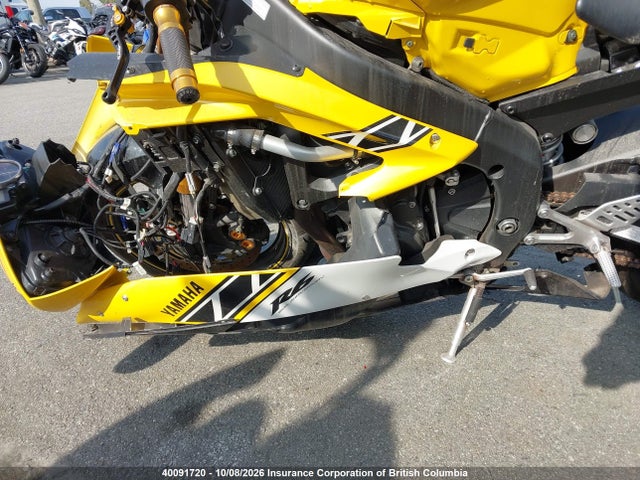 2006 Yamaha Yzfr6 მანქანა იყიდება აუქციონზე, vin: JYARJ12N36A000043, აუქციონის ნომერი: 40091720