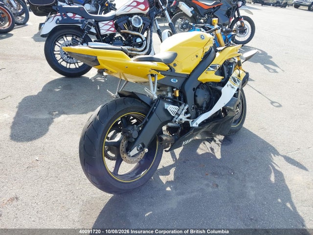2006 Yamaha Yzfr6 მანქანა იყიდება აუქციონზე, vin: JYARJ12N36A000043, აუქციონის ნომერი: 40091720