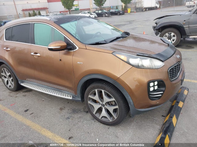 Auction sale of the 2017 Kia Sportage Sx Turbo, vin: KNDPRCA66H7088077, lot number: 40091735