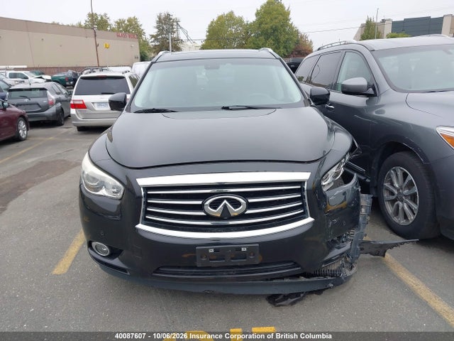 40087607 :رقم المزاد ، 5N1AL0MMXDC337347 vin ، 2013 Infiniti Jx35 مزاد بيع