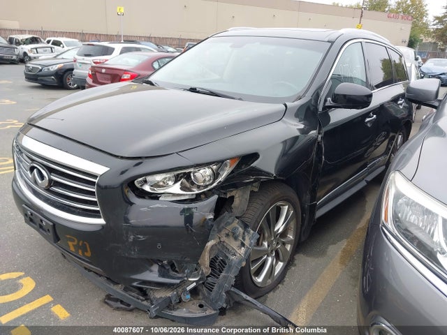 40087607 :رقم المزاد ، 5N1AL0MMXDC337347 vin ، 2013 Infiniti Jx35 مزاد بيع