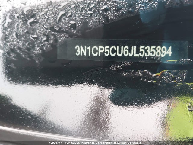 Продажа на аукционе авто 2018 Nissan Kicks, vin: 3N1CP5CU6JL535894, номер лота: 40091747