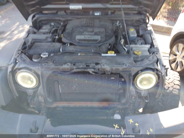 40091772 :رقم المزاد ، 1C4BJWDG6JL810300 vin ، 2018 Jeep Wrangler Jk Unlimited Sport مزاد بيع