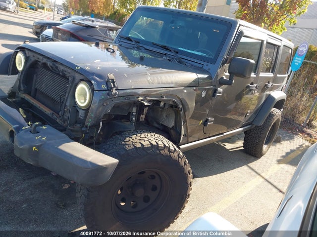 40091772 :رقم المزاد ، 1C4BJWDG6JL810300 vin ، 2018 Jeep Wrangler Jk Unlimited Sport مزاد بيع