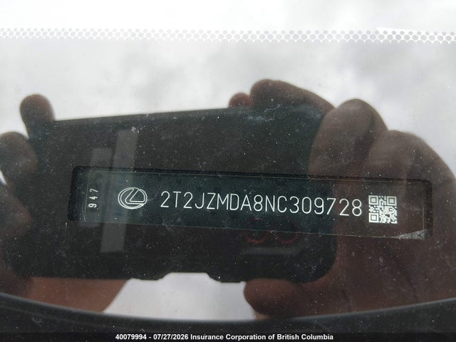 Lexus RX 350 2022 2T2JZMDA8NC309728 Image 20