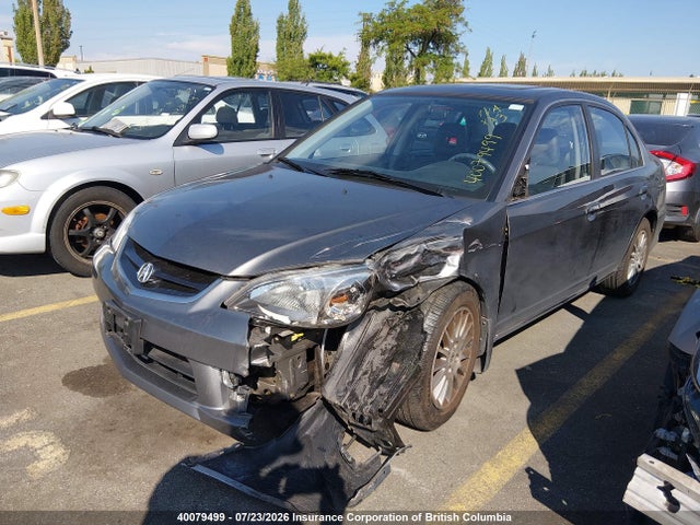 2004 Acura 1.7el Premium მანქანა იყიდება აუქციონზე, vin: 2HHES36814H004281, აუქციონის ნომერი: 40079499