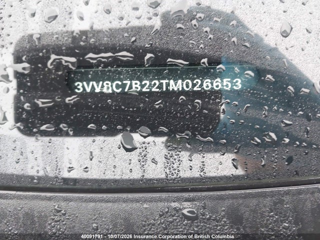 40091791 :رقم المزاد ، 3VV8C7B22TM026653 vin ، 2026 Volkswagen Taos مزاد بيع