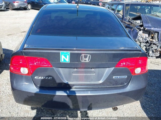 2008 Honda Civic Hybrid მანქანა იყიდება აუქციონზე, vin: JHMFA36228S801481, აუქციონის ნომერი: 40080685