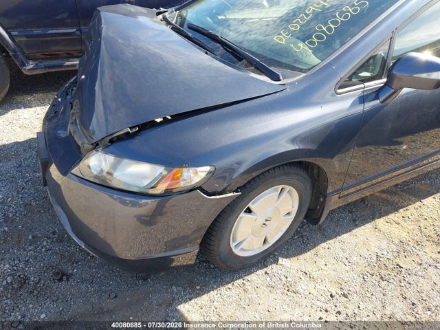 2008 Honda Civic Hybrid მანქანა იყიდება აუქციონზე, vin: JHMFA36228S801481, აუქციონის ნომერი: 40080685