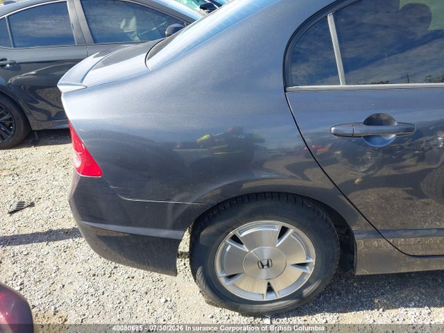 2008 Honda Civic Hybrid მანქანა იყიდება აუქციონზე, vin: JHMFA36228S801481, აუქციონის ნომერი: 40080685
