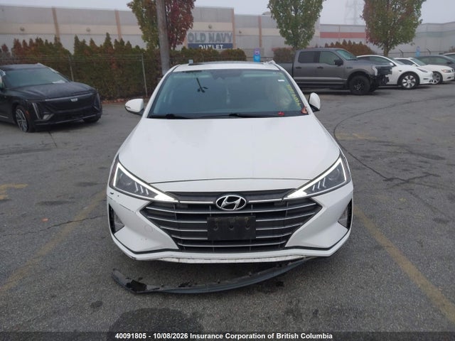 2020 Hyundai Elantra Sel/value/limited მანქანა იყიდება აუქციონზე, vin: KMHD84LF2LU990627, აუქციონის ნომერი: 40091805