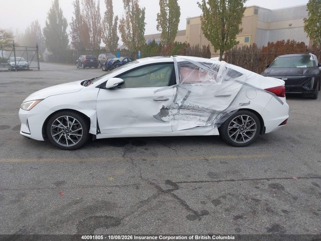 2020 Hyundai Elantra Sel/value/limited მანქანა იყიდება აუქციონზე, vin: KMHD84LF2LU990627, აუქციონის ნომერი: 40091805