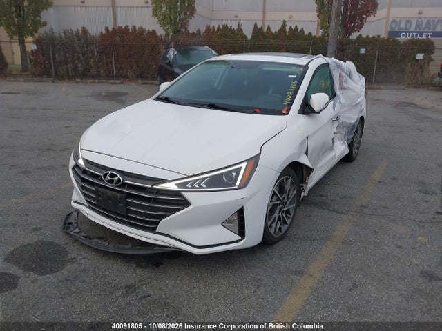 2020 Hyundai Elantra Sel/value/limited მანქანა იყიდება აუქციონზე, vin: KMHD84LF2LU990627, აუქციონის ნომერი: 40091805