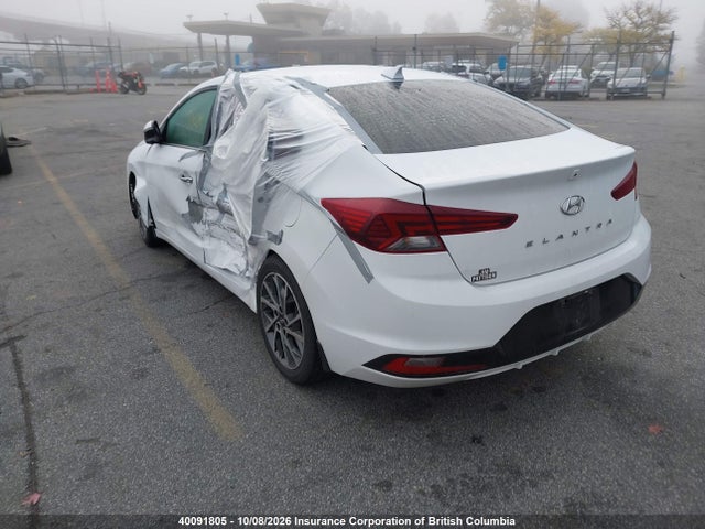 2020 Hyundai Elantra Sel/value/limited მანქანა იყიდება აუქციონზე, vin: KMHD84LF2LU990627, აუქციონის ნომერი: 40091805