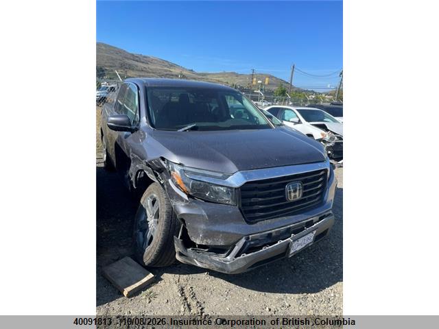 40091813 :رقم المزاد ، 5FPYK3F70NB501246 vin ، 2022 Honda Ridgeline Rtl مزاد بيع