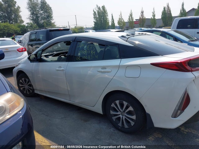40081184 :رقم المزاد ، JTDKARFP1L3153875 vin ، 2020 Toyota Prius Prime Le/xle/limited مزاد بيع