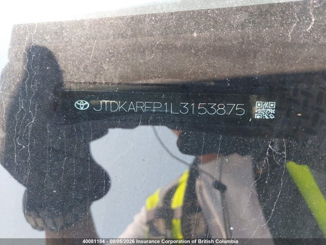 40081184 :رقم المزاد ، JTDKARFP1L3153875 vin ، 2020 Toyota Prius Prime Le/xle/limited مزاد بيع