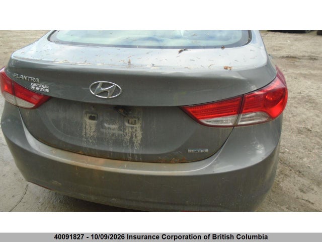 40091827 :رقم المزاد ، 5NPDH4AE5BH013280 vin ، 2011 Hyundai Elantra Gls/limited مزاد بيع
