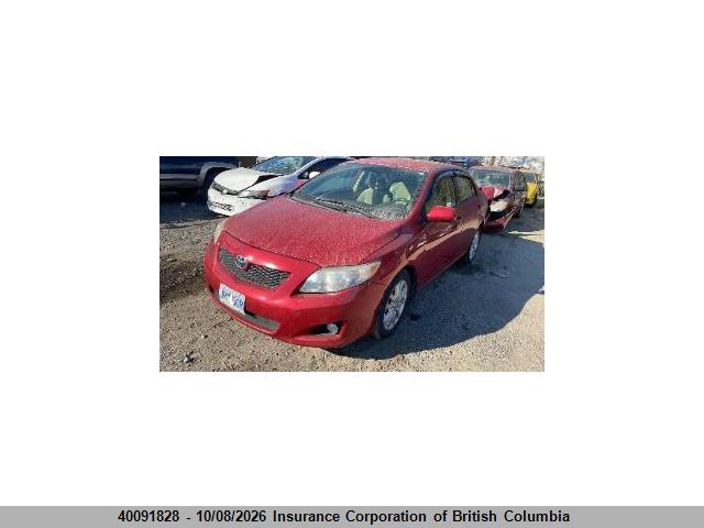 40091828 :رقم المزاد ، 2T1BU40E29C079948 vin ، 2009 Toyota Corolla S/le/xle مزاد بيع
