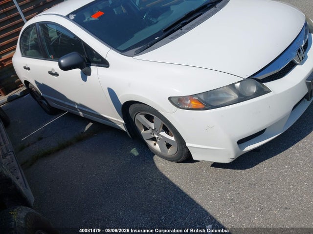 40081479 :رقم المزاد ، 2HGFA16229H102156 vin ، 2009 Honda Civic Dx مزاد بيع