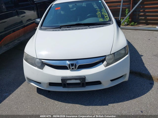 40081479 :رقم المزاد ، 2HGFA16229H102156 vin ، 2009 Honda Civic Dx مزاد بيع