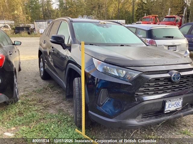 Продаж на аукціоні авто 2020 Toyota Rav4, vin: 2T3BWRFV2LW096552, номер лоту: 40091834