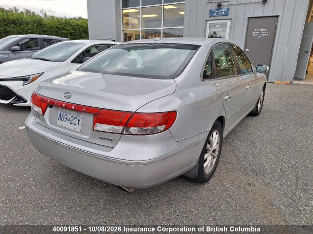 Aukcja sprzedaży 2008 Hyundai Azera, vin: KMHFC46F28A249065, numer aukcji: 40091851