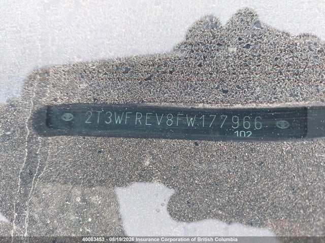 2T3WFREV8FW177966 Toyota Rav4 Xle
