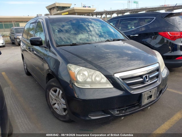 40083542 :رقم المزاد ، 5FNRL38687B506101 vin ، 2007 Honda Odyssey Exl مزاد بيع