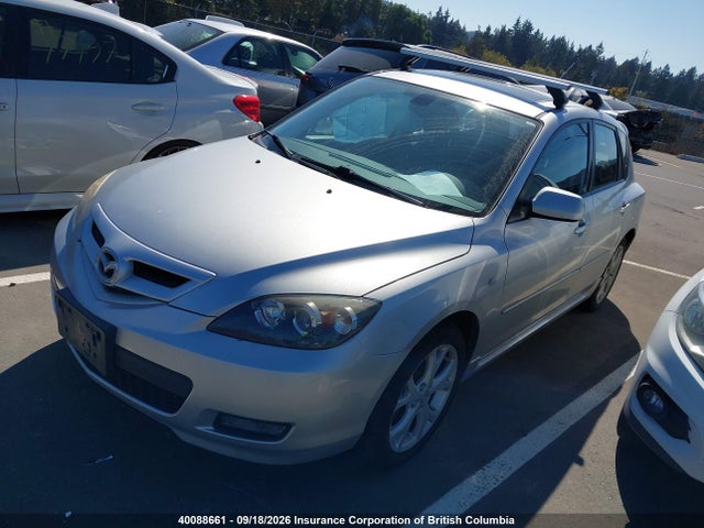 40088661 :رقم المزاد ، JM1BK343881782675 vin ، 2008 Mazda 3 Hatchback مزاد بيع