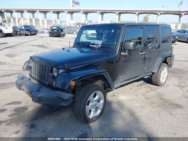 40091868 :رقم المزاد ، 1C4BJWEG1EL150798 vin ، 2014 Jeep Wrangler Unlimited Sahara مزاد بيع