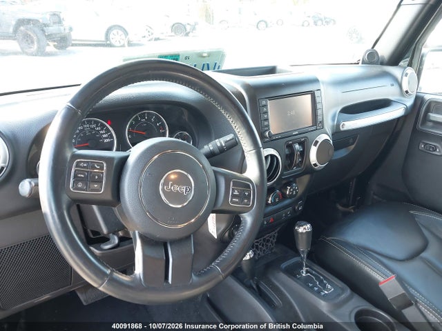 40091868 :رقم المزاد ، 1C4BJWEG1EL150798 vin ، 2014 Jeep Wrangler Unlimited Sahara مزاد بيع