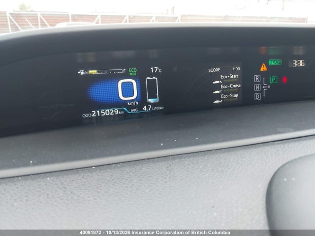 Продаж на аукціоні авто 2018 Toyota Prius, vin: JTDKARFP2J3089987, номер лоту: 40091872