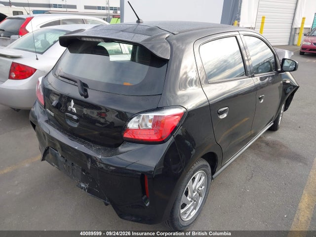 Aukcja sprzedaży 2024 Mitsubishi Mirage Es/le, vin: ML32AUHJ1RH015540, numer aukcji: 40089599