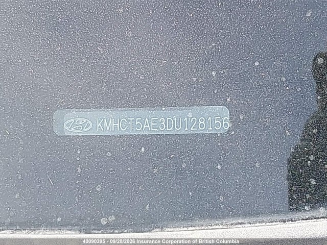 40090395 :رقم المزاد ، KMHCT5AE3DU128156 vin ، 2013 Hyundai Accent Gls/gs مزاد بيع