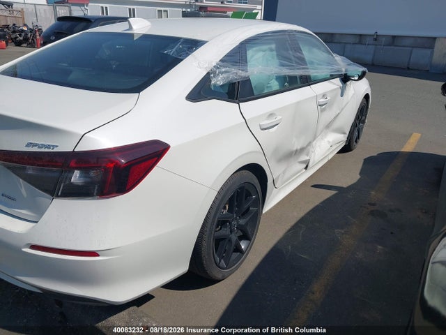 Aukcja sprzedaży 2025 Honda Civic Sport/sport Touring, vin: 2HGFE4F80SH016358, numer aukcji: 40083232