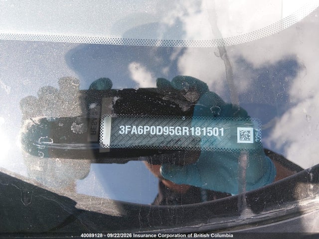 Продаж на аукціоні авто 2016 Ford Fusion Titanium, vin: 3FA6P0D95GR181501, номер лоту: 40089128