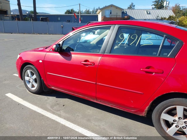 40091913 :رقم المزاد ، JM1BK12F541192722 vin ، 2004 Mazda 3 I مزاد بيع